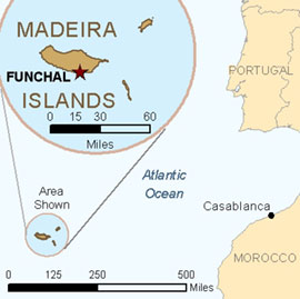 Map - Madeira Island