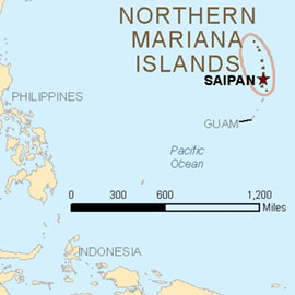 Map - North Mariana Islands