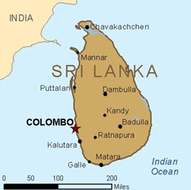 Map - Sri Lanka