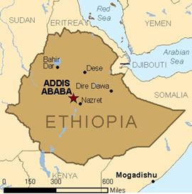 Map - Ethiopia