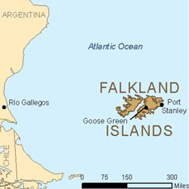 Map - Falkland Islands