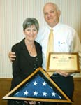 Vickie Fontenot (left) and Don Gohmert (NRCS photo -- click to enlarge)