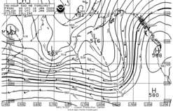 Latest 48 hour Pacific 500 mb forecast--High Seas