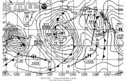 Latest 96 hour Pacific surface forecast