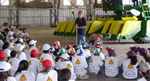 Lynnette Payne, NRCS district conservationist in Levelland presented the cotton stripping safety program at the 2006 Farm Safety Day Camp.