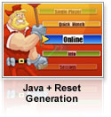Java + Reset Generation