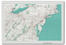 Link to the Library of Congress - scans of Reference Maps from the 1970 National Atlas of the United States
