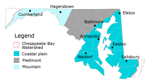 Maryland's Physiographic Regions