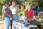 (from left) Mississippi landowner Tommie Jean Washington was first to “Take the Healthy Yard Pledge,” Mississippi NRCS district conservationist Bill Russell, Jackson Audubon Club president Mary Stevens, and NRCS public affairs specialist Jeannine May (NRCS Photo)