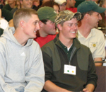 Students at a conference.