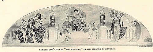 Kenyon Cox's Mural "The Sciences" in the Library of Congress.