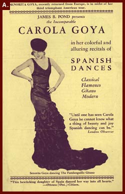 Corola Goya : In Her Colorful and Alluring Recitals of Spanish Dances