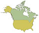 U.S.-Canada map