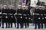 FULL-DRESS MARINES - Click for high resolution Photo