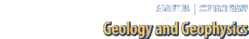 Geology and Geophysics