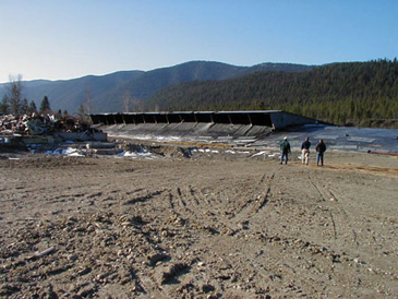 Screening plant for vermiculite in Libby