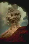 Erupting volcanoe.