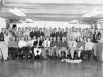 Attendees of SCS snow survey training school in McCall, Idaho, January 18-22, 1954