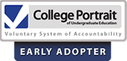 Voluntary System of Accountability Logo saying College Portrait of Undergraduate Education