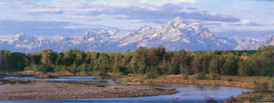 Picture of Teton Mountain Range