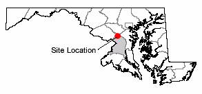 Map of Beltsville, Prince Georges County, Maryland