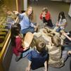 School tour volunteer docent.