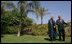 President George W. Bush is joined by Afghanistan President Hamid Karzai Saturday, May 17, 2008, as they speak with members of the media following their meeting in Sharm el-Shiek, Egypt.