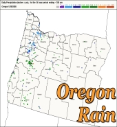 Link to a map of 24hr rainfall across Oregon