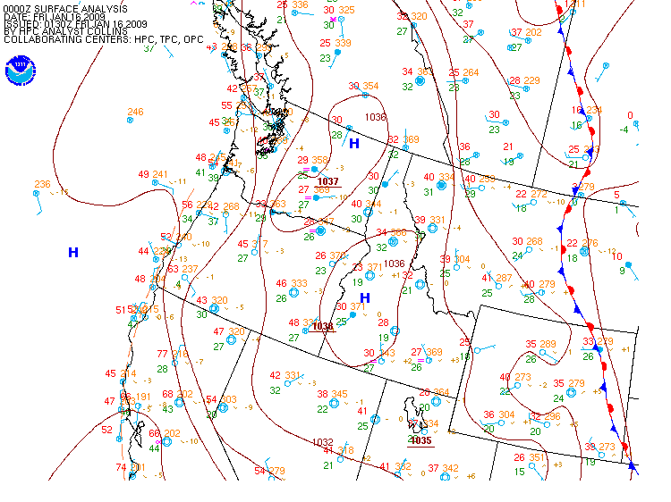current analysis map