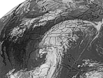 GOES east infrared image - Click to enlarge