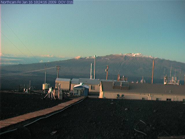 Current view of Mauna Loa