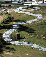 Snake path sculpture