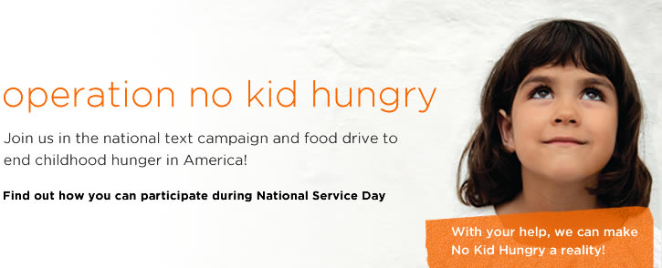 1 out of 6 children in America are at risk of hunger. And while their hunger is invisible, the solution is not. By supporting Share Our Strength this holiday season you can make a difference in a child's life. With your donation you are adding food to a child's life, giving them the ultimate gift of fullness.