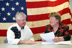 Bud Bidwell and Patsy Ray