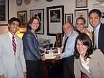 The Abercrombie Washington, DC staff surprised Neil with a cake to celebrate his 70th birthday
