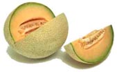 photo of a cantaloupe