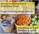 Access to Affordable and Nutritious Food: Understanding Food Deserts Workshop