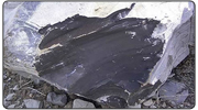 Oil shale specimen. [Photo Credit: Argonne  National Laboratory]
