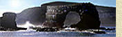 Sea arch in Galapagos Islands
