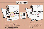 Poster Map of Ashfall Hazards, click to enlarge