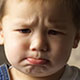 toddler frowning