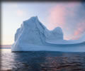 Photo of a  glacier