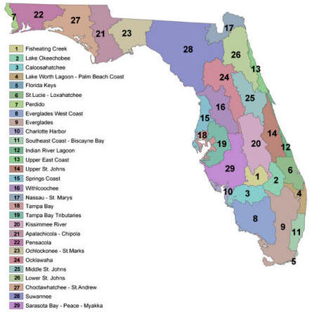 Florida's Watrershed Basins