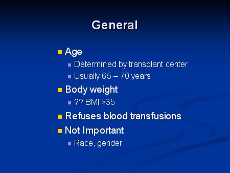 Slide 8. General Issues: Age, Weight, Race, Gender