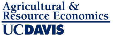 Agricultural & Resource Economics, UC Davis