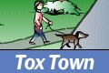 Tox Town Man walking a dog - 120X80 pixels - 4 KB