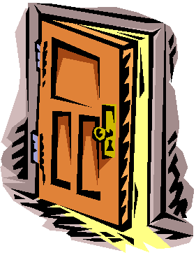 Enter the Door for New Employee Orientation`