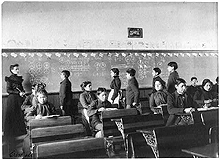 Native Americans During Mathematics Class