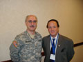 NAEVR Advocacy Manager David Epstein with Col. Robert Mazzoli