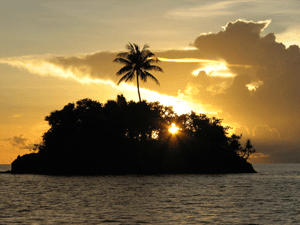 Desomel Island, Palau. [Photo courtesy of Amb. Kyota]